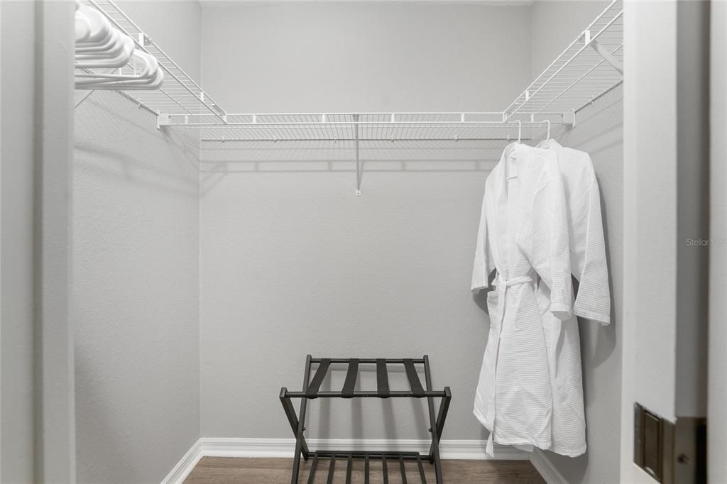 Primary Bedroom Walk in Closet