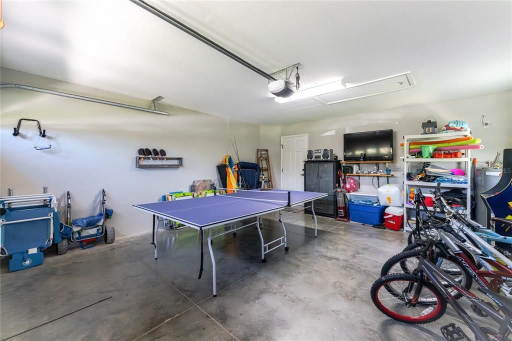 Game Room with Ping Pong Table