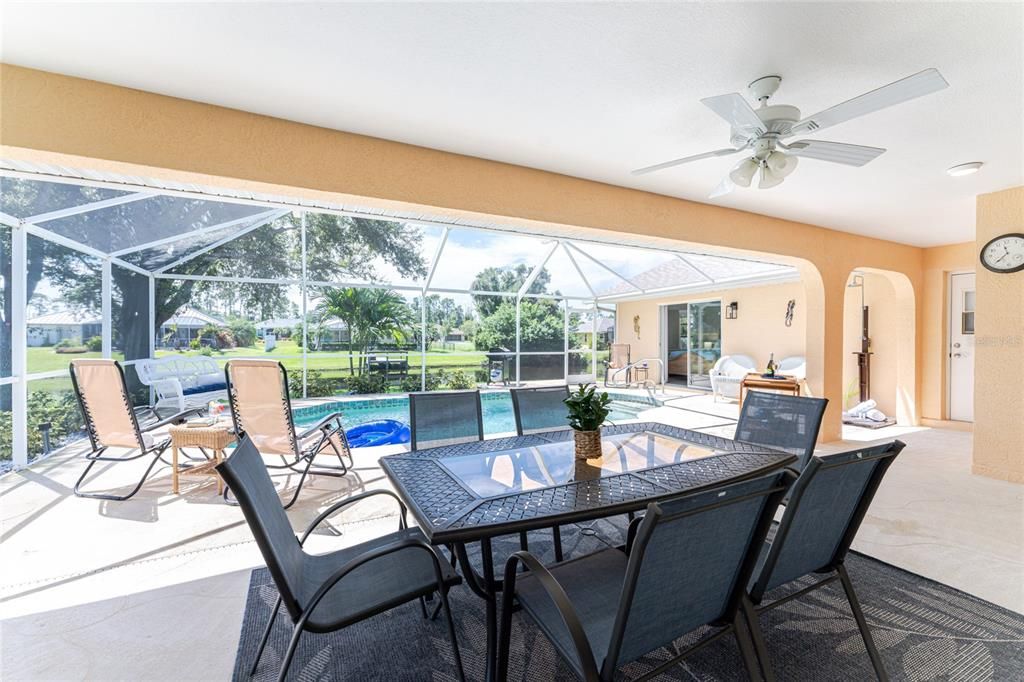 Outside Dining with Covered Porch