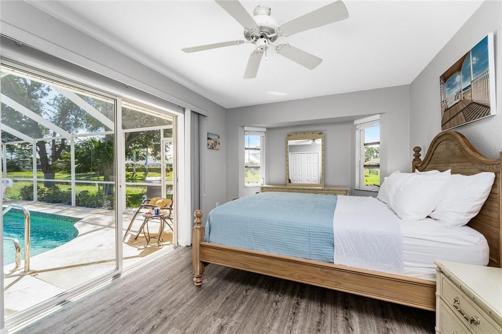 Queen Guest Bedroom with Ceiling fan