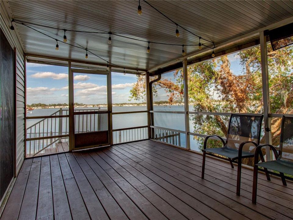 Master Bedroom with Attached morning coffee screened Balcony