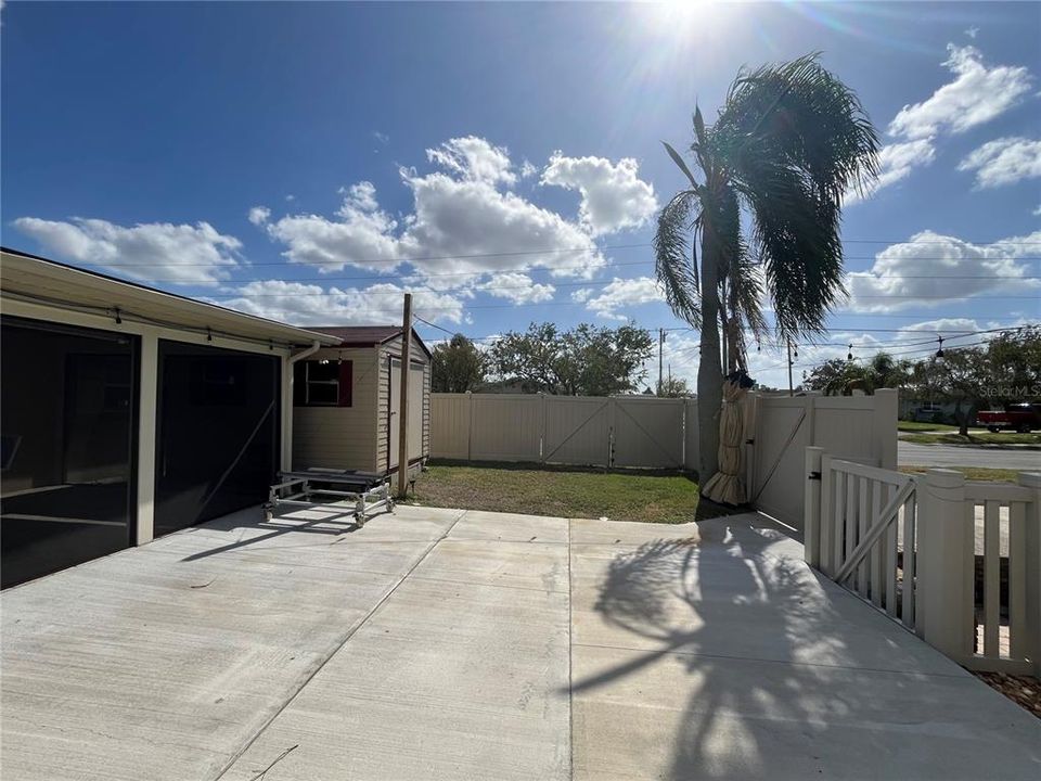 Back patio