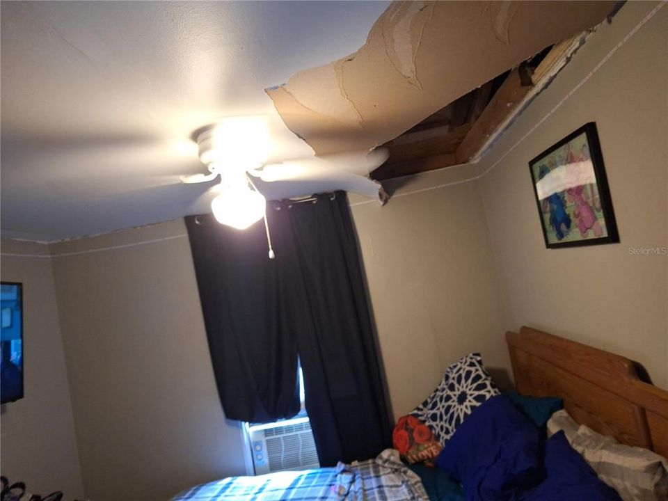 BEDROOM 3 CEILING COLLAPSE