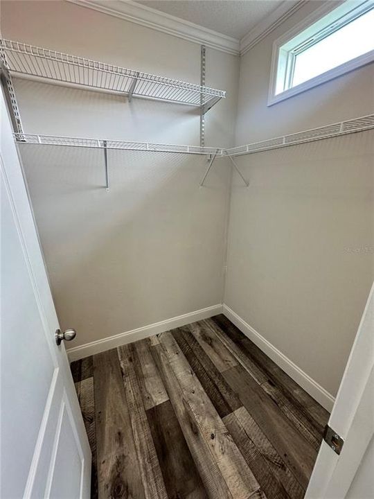 primary bedroom closet