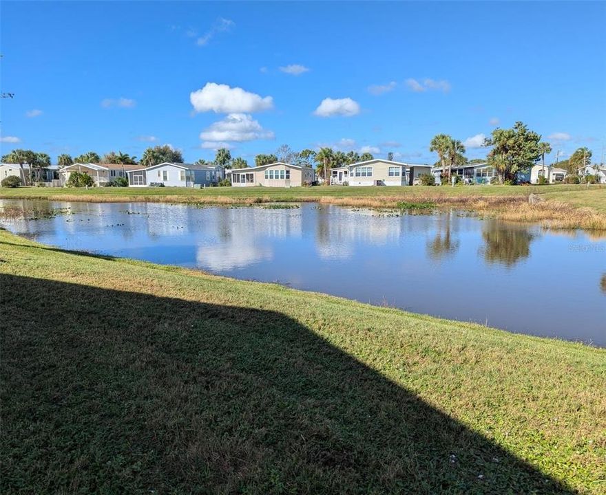 BACK ENCLOSED LANAI OVERLOOKING PEACEFUL POND VIEWS