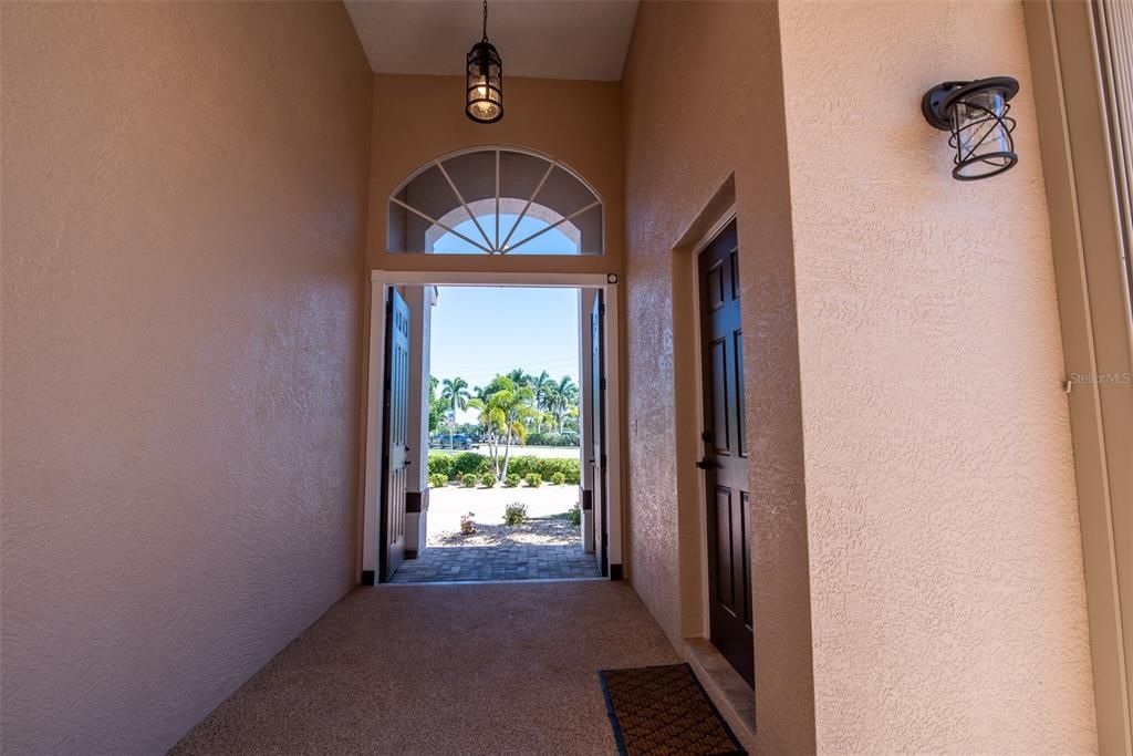 Courtyard to Front Entry, Cabana Door