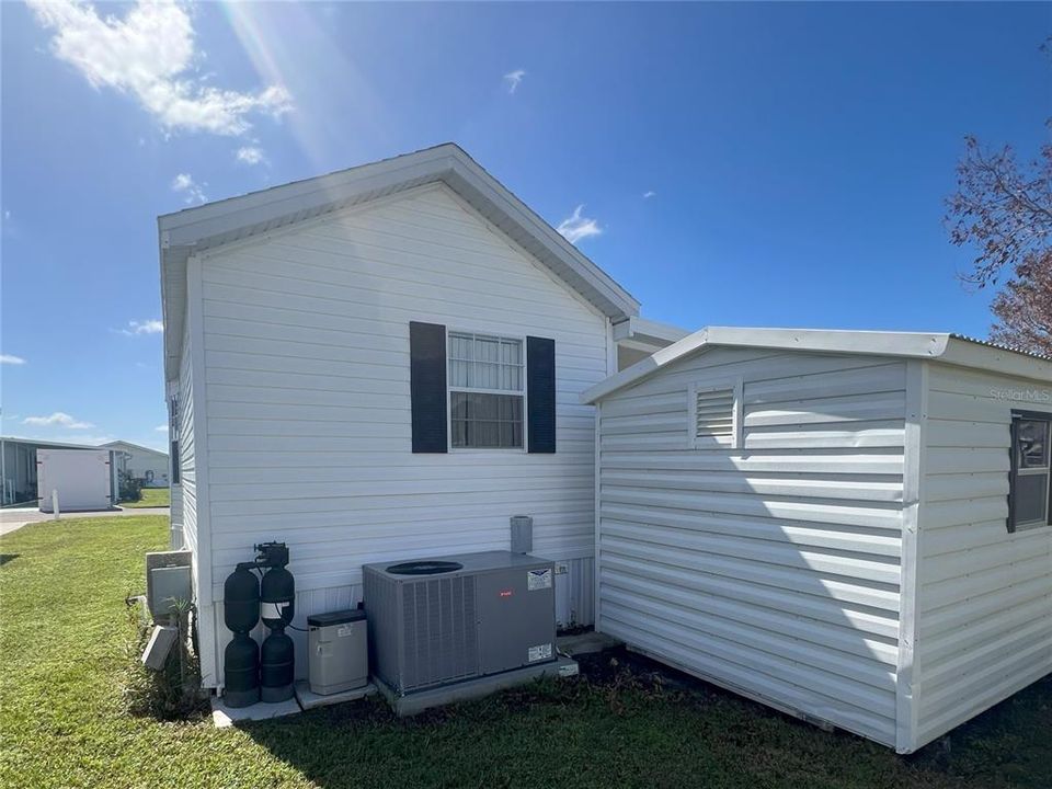 Rear of home facing south