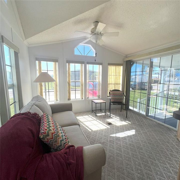 Living Room and sliding doors