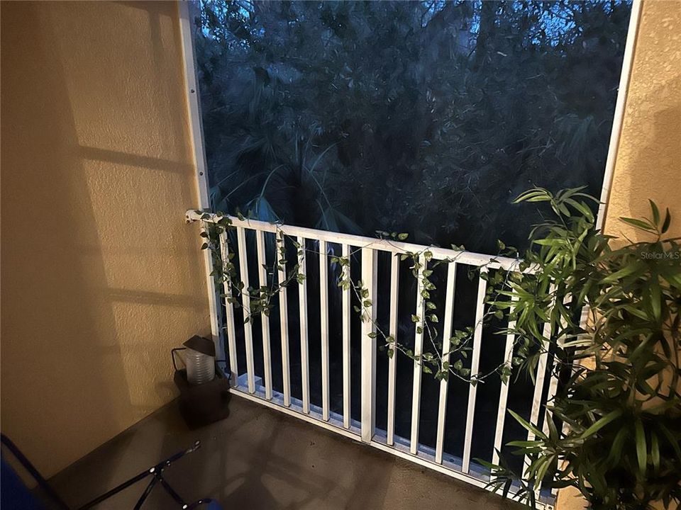 Balcony off family room