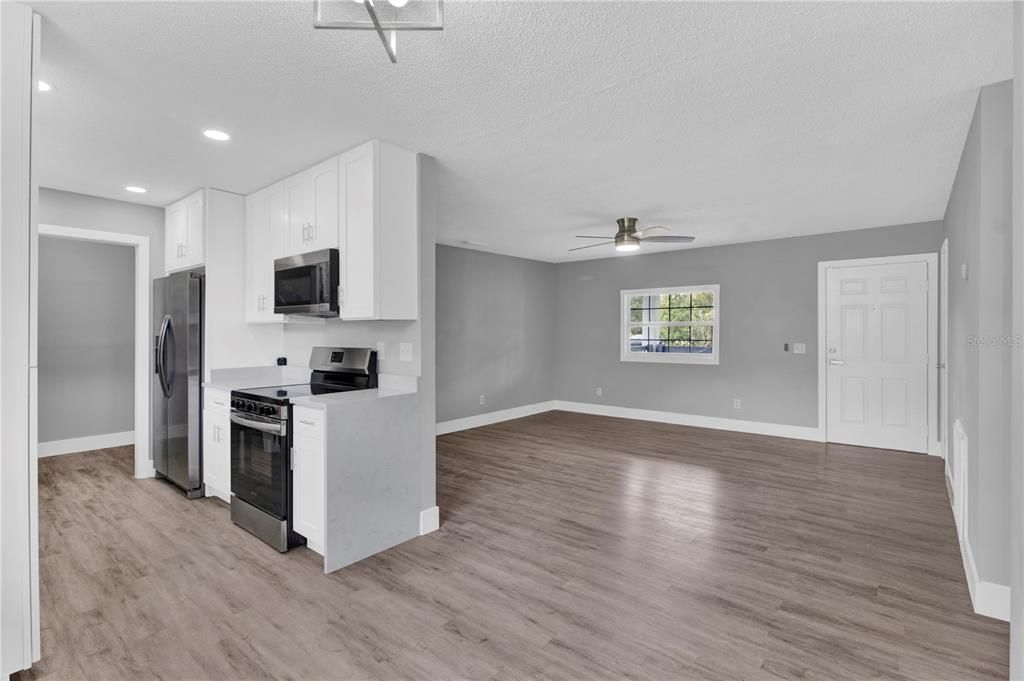 View of Living Room from Dining Room