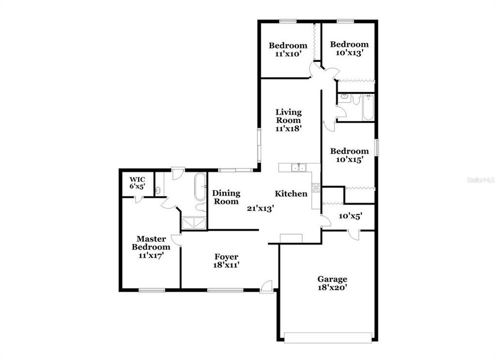 For Rent: $2,145 (4 beds, 2 baths, 1652 Square Feet)