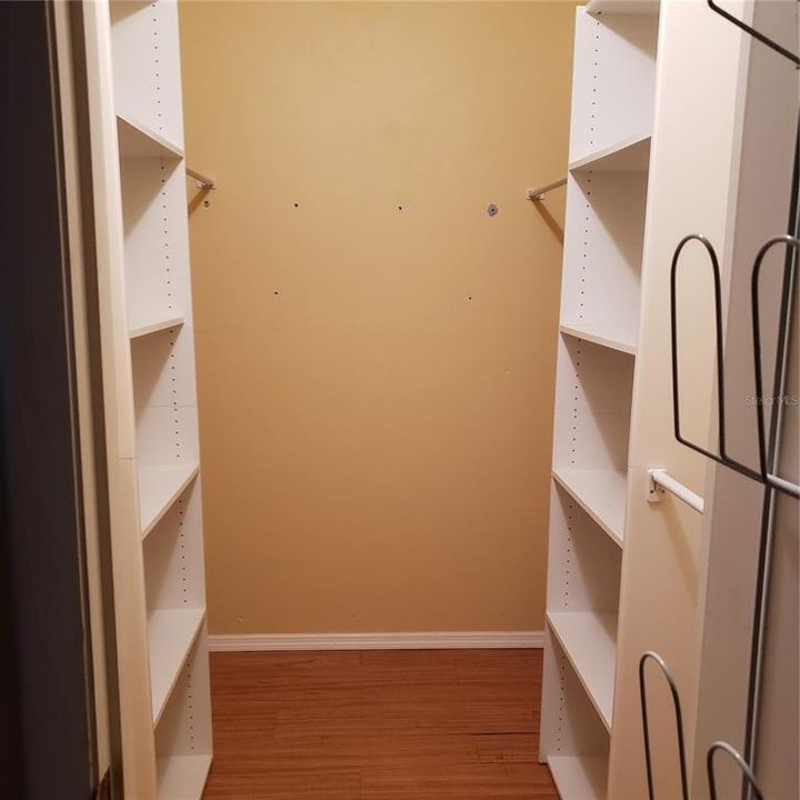 primary bedroom walk in closet