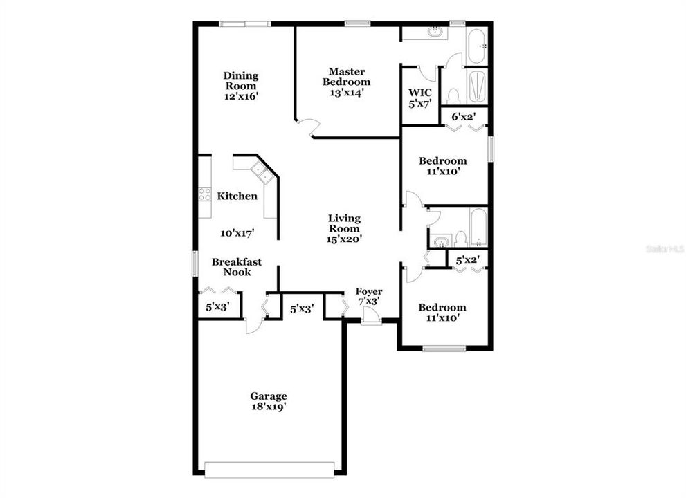 For Rent: $1,780 (3 beds, 2 baths, 1492 Square Feet)