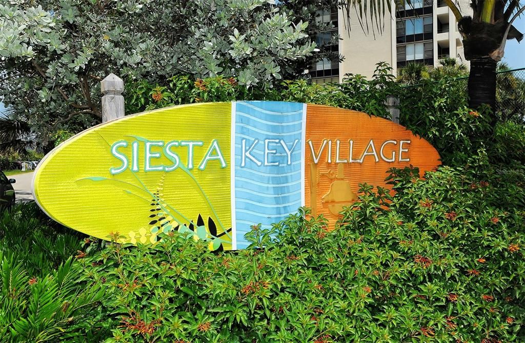 Whispering Sands is ideally located around the corner from Siesta Key Village.