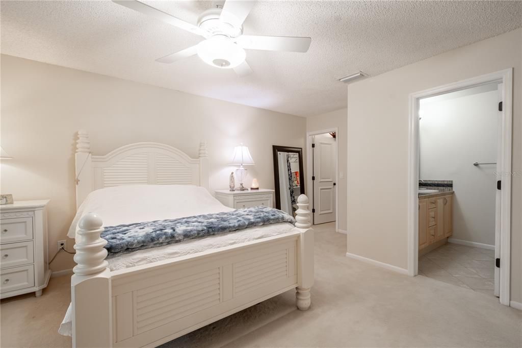 The primary bedroom has an ensuite bath.