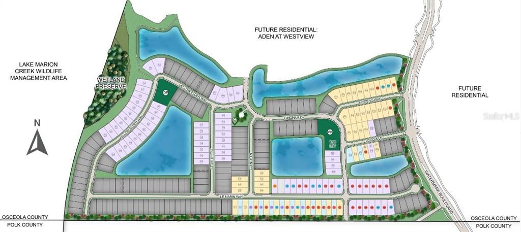 Aden South at Westview Sitemap