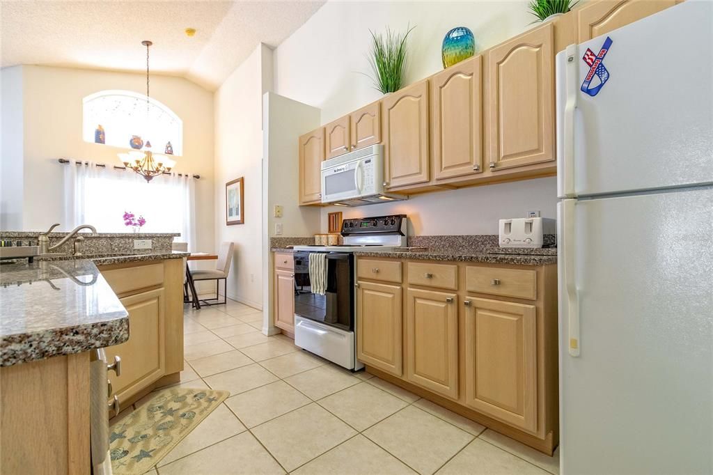 Spacious Kitchen Countertops