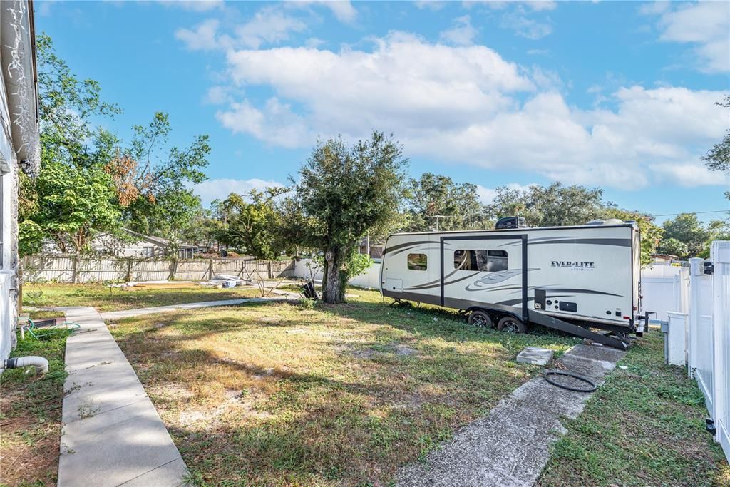 There is currently a pull behind camper on the property that is negotiable to any buyer.