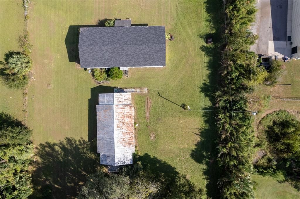 Two buildings on the property