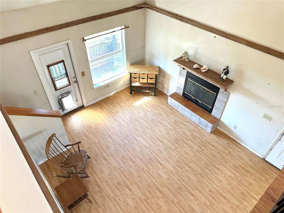 Living Room view from upstairs