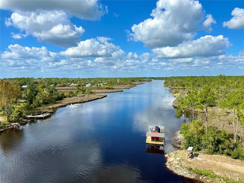 Intracoastal Waterway leads to East Bay / St. Andrew's Bay