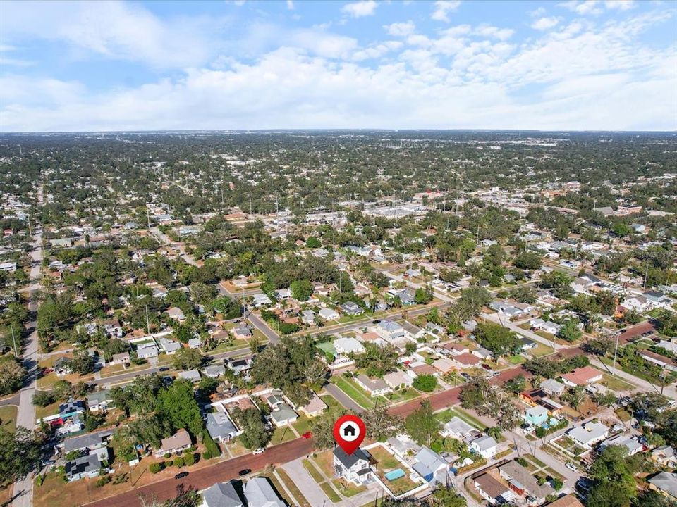 A beautiful brick paved street leads you down to your new home!