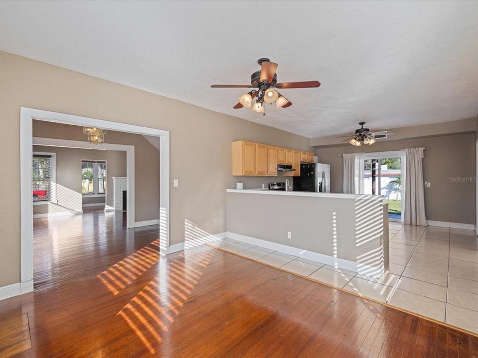 Formal dining room space