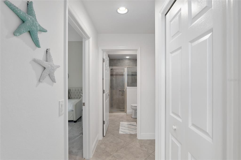 Hallway between Guest Bedrooms