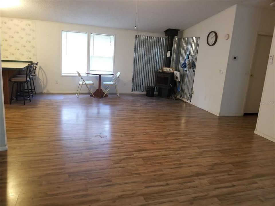 View from Kitchen to Family Room