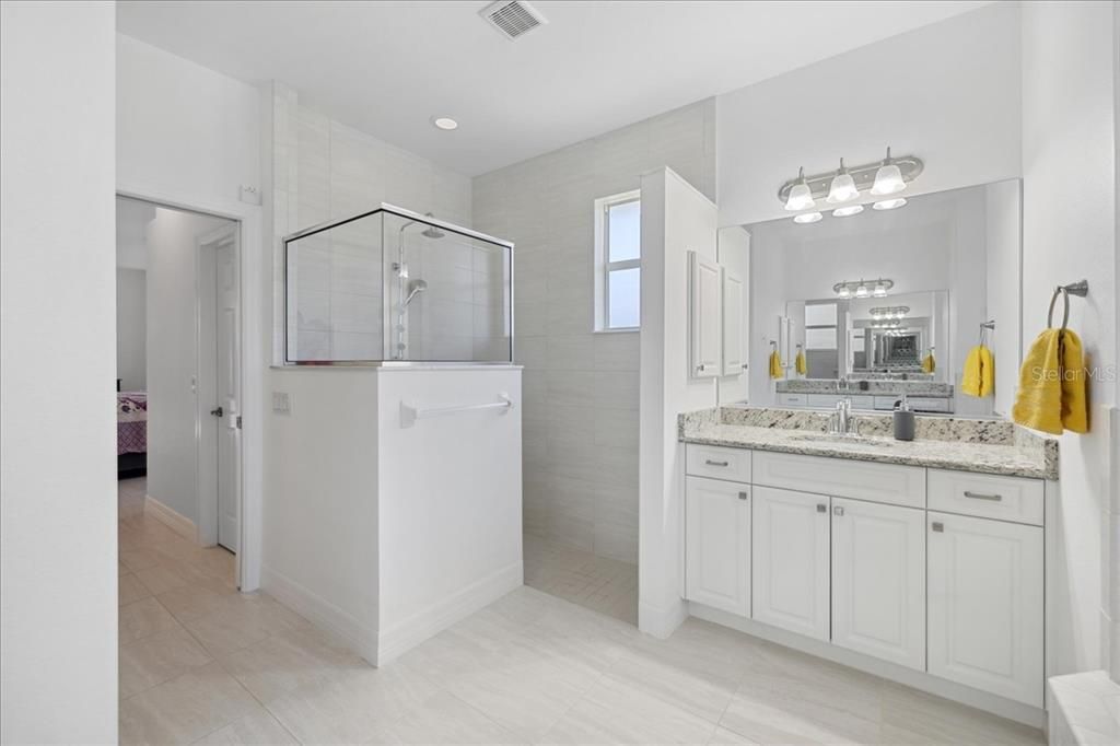 master bathroom left side