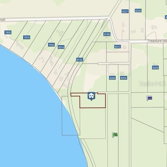 Parcels an address numbers from treasure island road and lake griffin