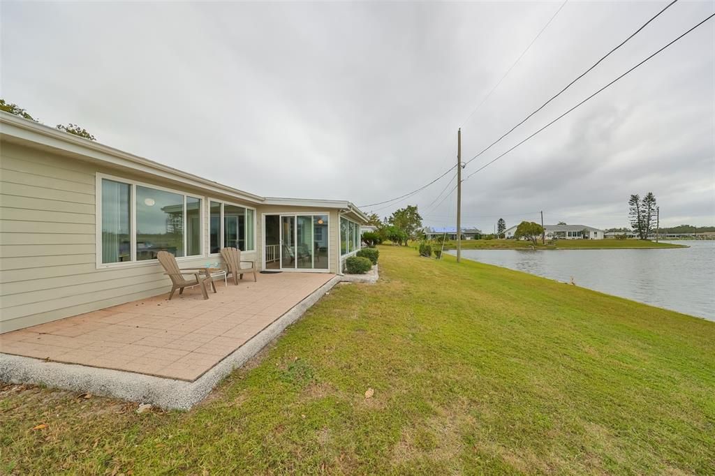 Rear Patio, Beautiful South Lake View