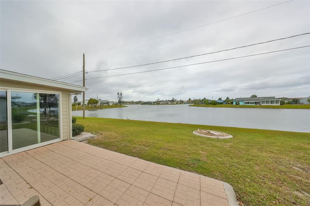 Rear Patio, Beautiful South Lake View