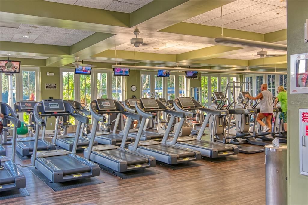 Fully equipped exercose facilities in our 2 amenity centers