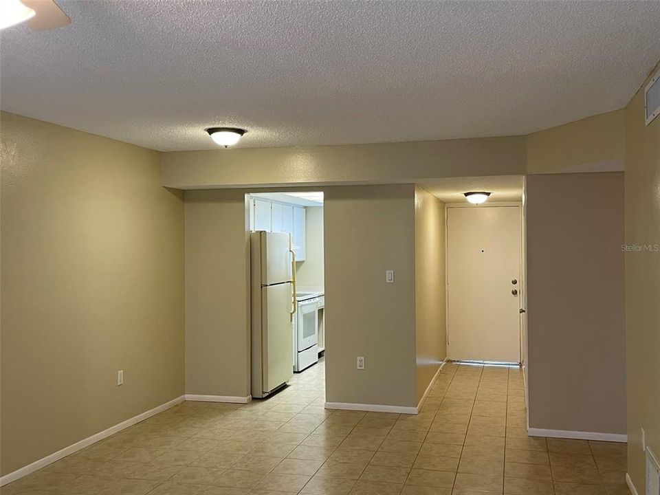 Dining Room, Kitchen and Front Entry Door