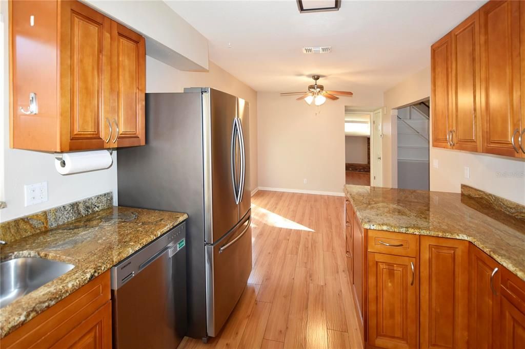 Kitchen from Garage Entry