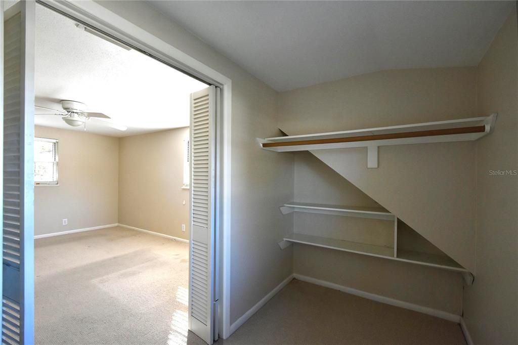 Upstairs Bedroom 1 closet