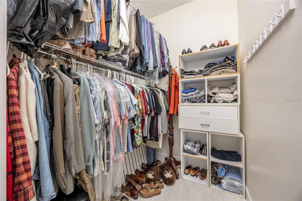 JACK CLOSET IN PRIMARY BEDROOM