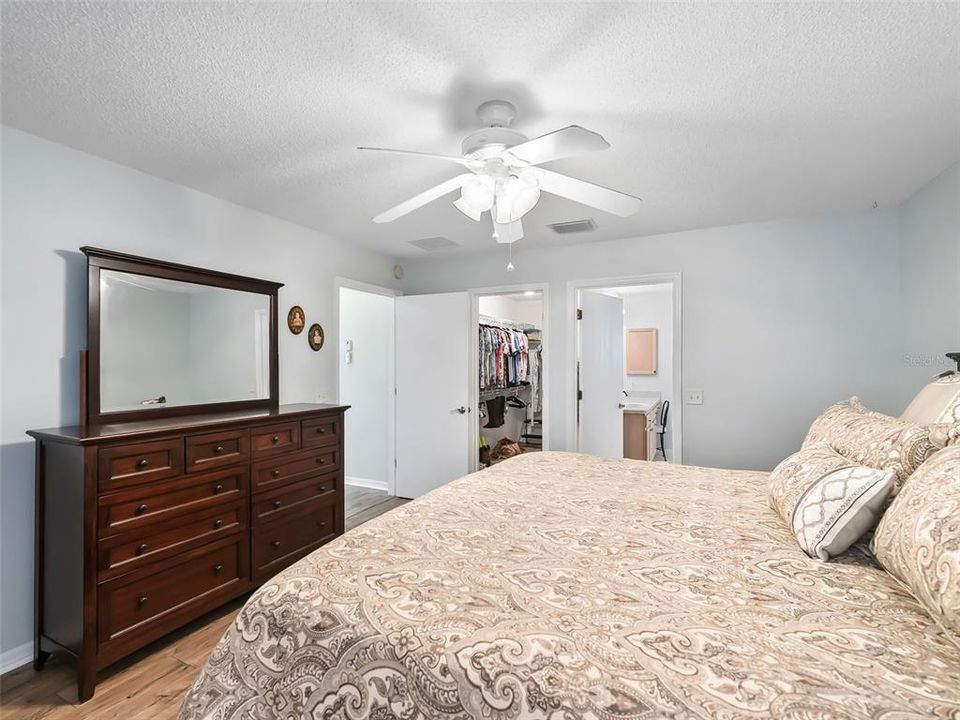 View of the Ensuite Bath and Closet