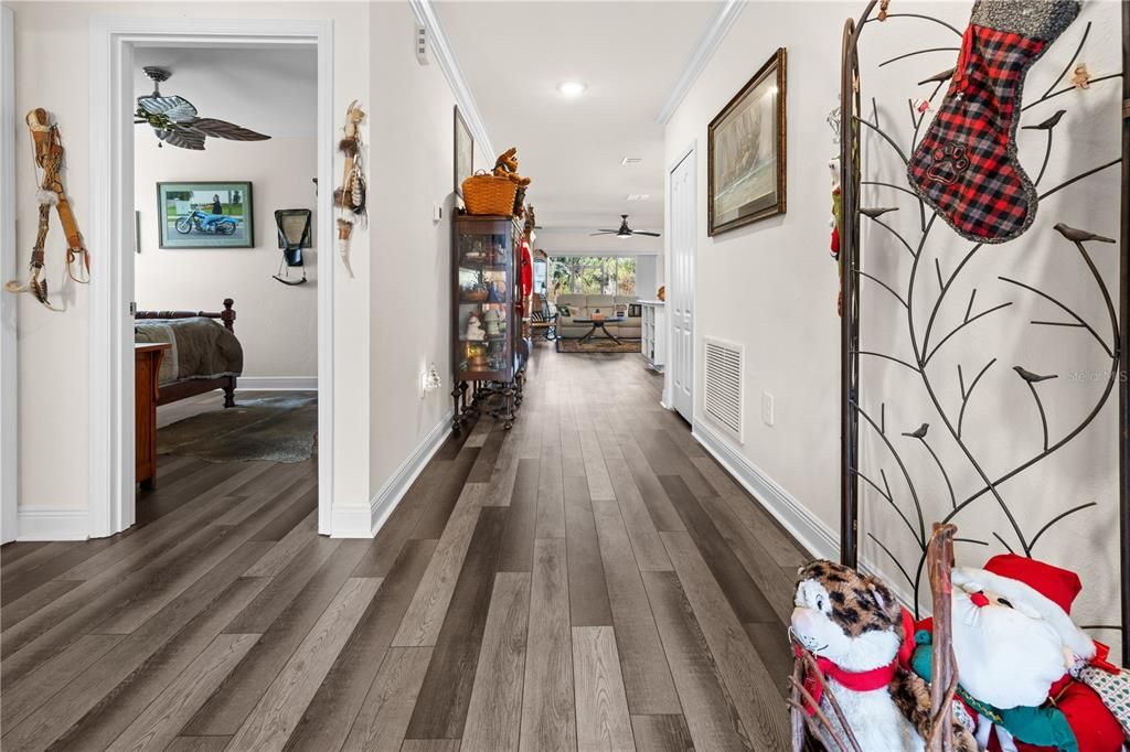 Entry Hall view from front door