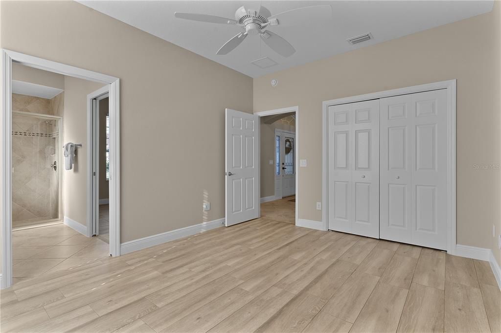 BE SURE to open up the closets in these guest bedrooms...they're huge!