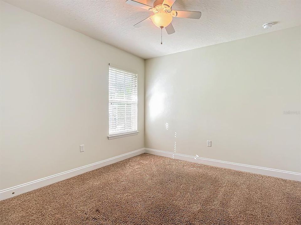 Bedroom #2 with ceiling fan