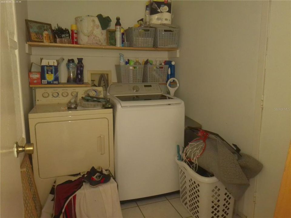 Separate Laundry Area