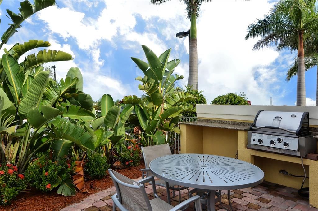 BBQ Area at Resort Center