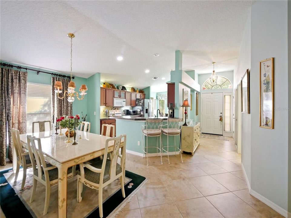 Dining Room, Kitchen and Foyer