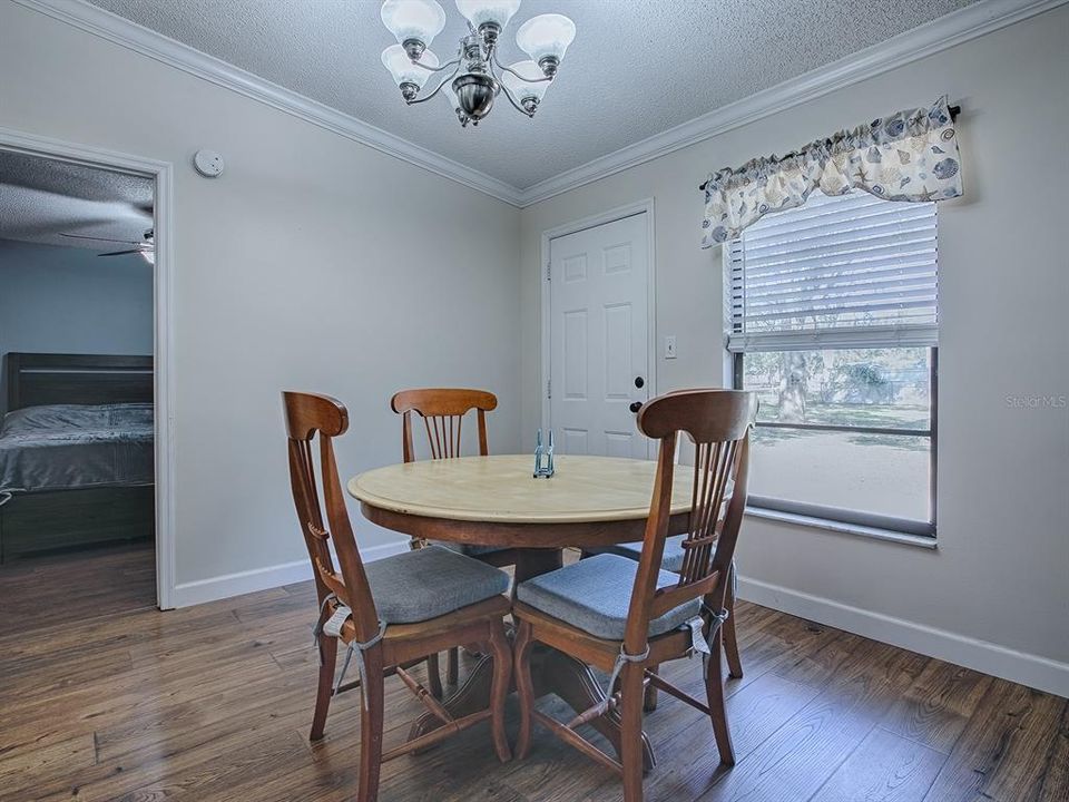 Formal dining area