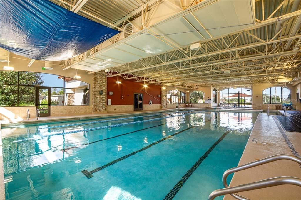 Amazing indoor pool with wheelchair access