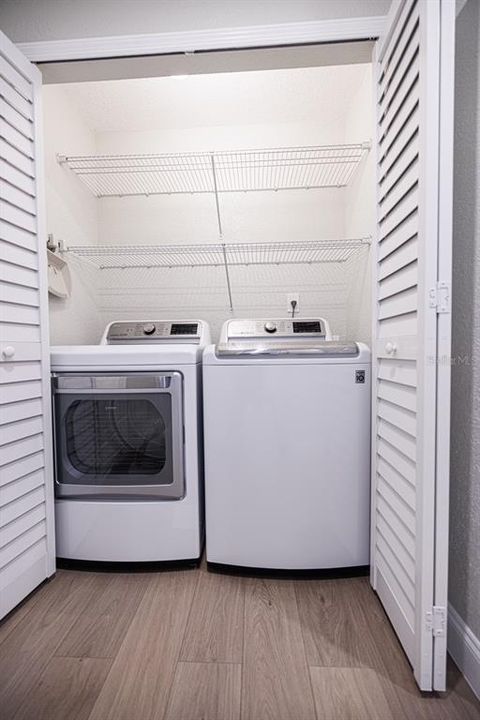 Laundry closet