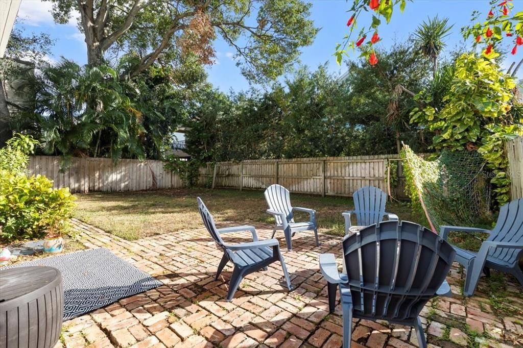 Backyard patio