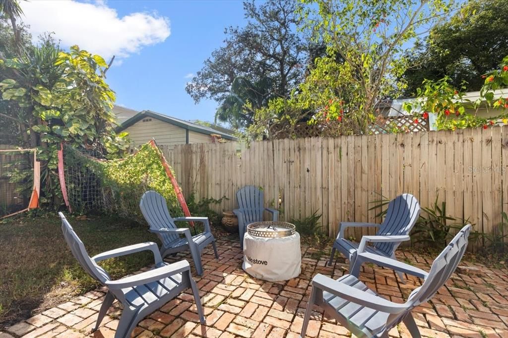 Backyard patio